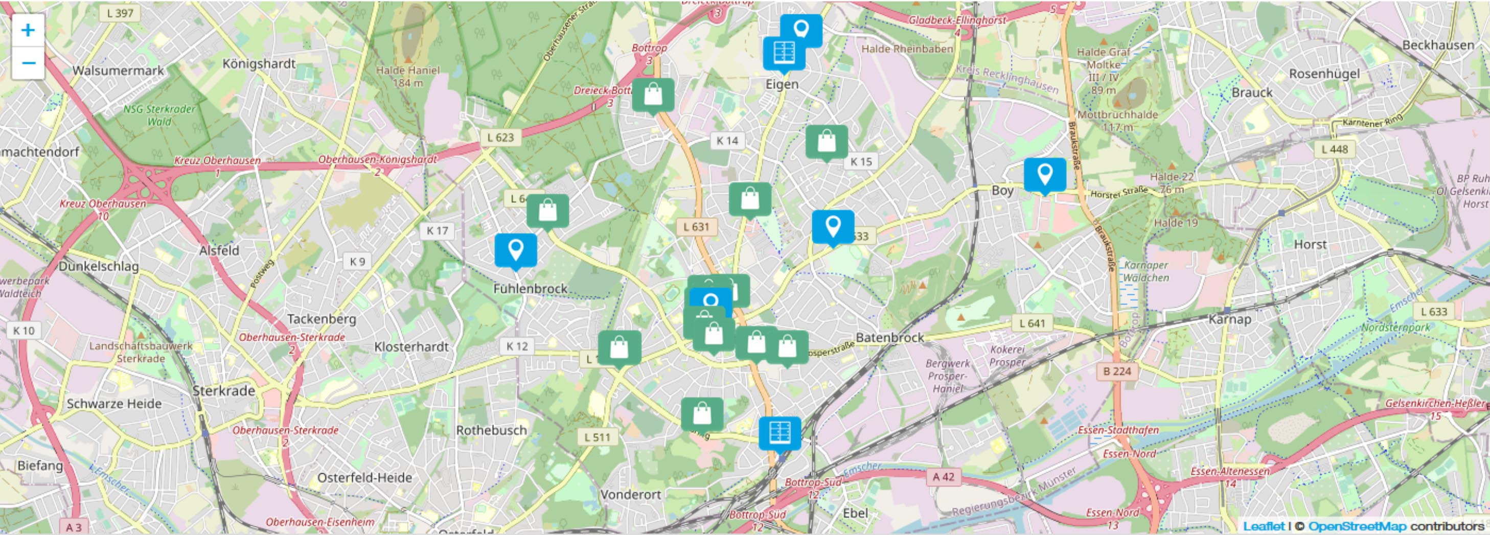 Übersichtskarte LocalTrade