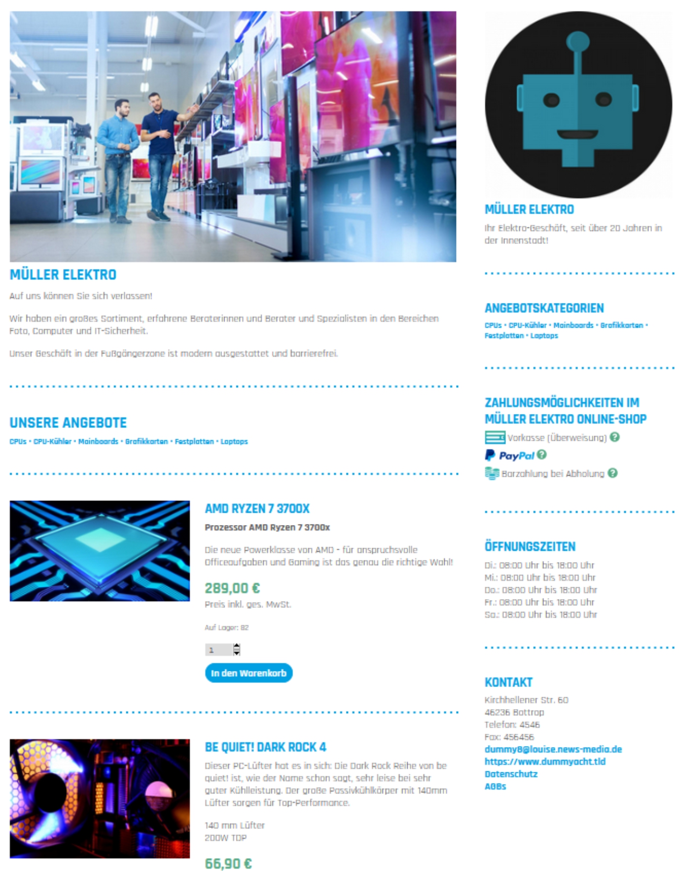 Onlineshop LocalTrade